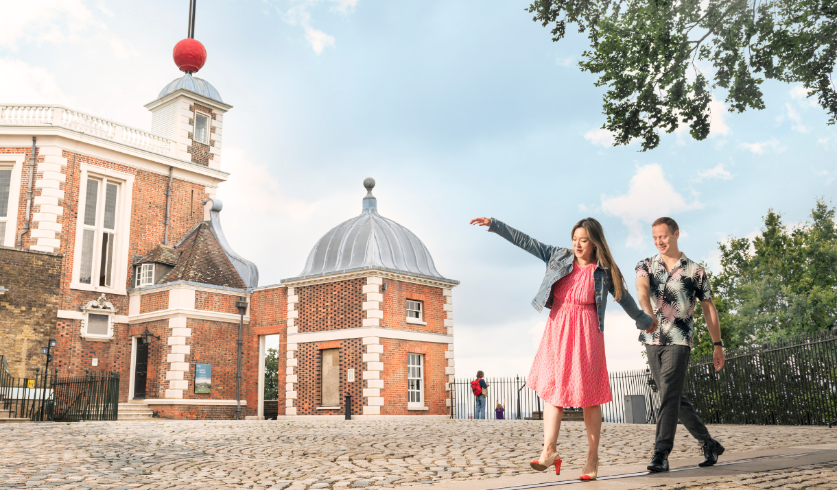 Valentine's Day couple at Royal Observatory
